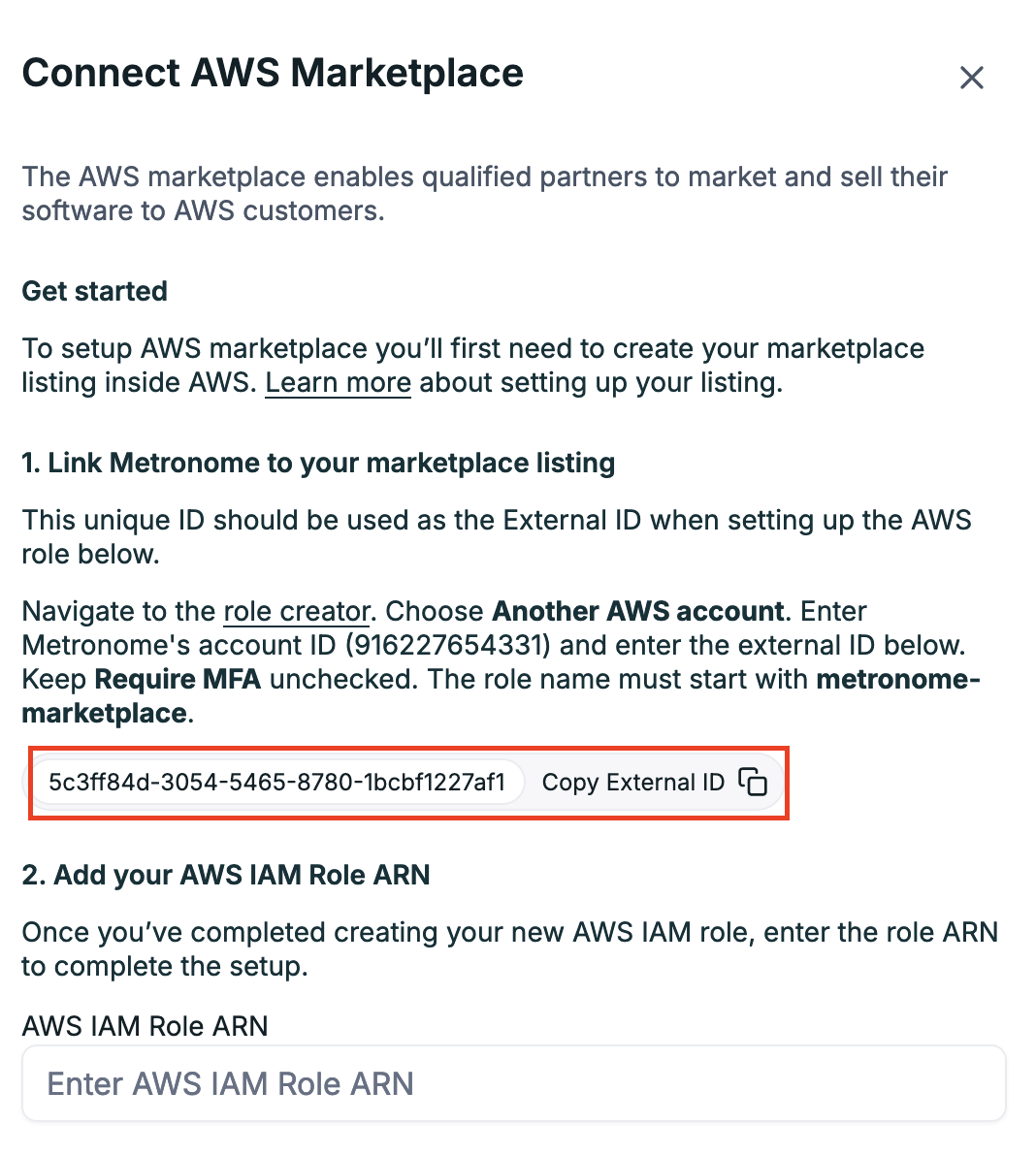 AWS external ID