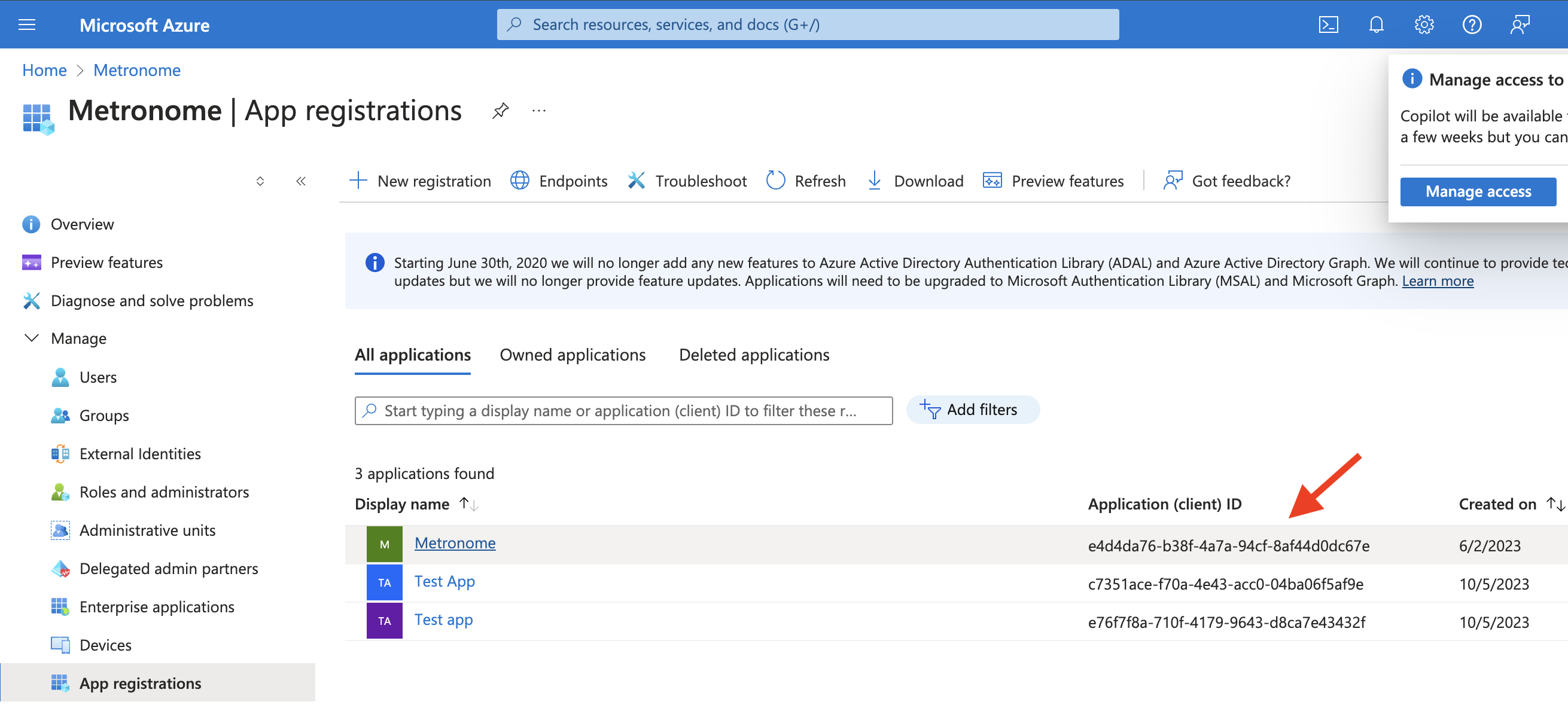 Azure Active Directory App Registrations